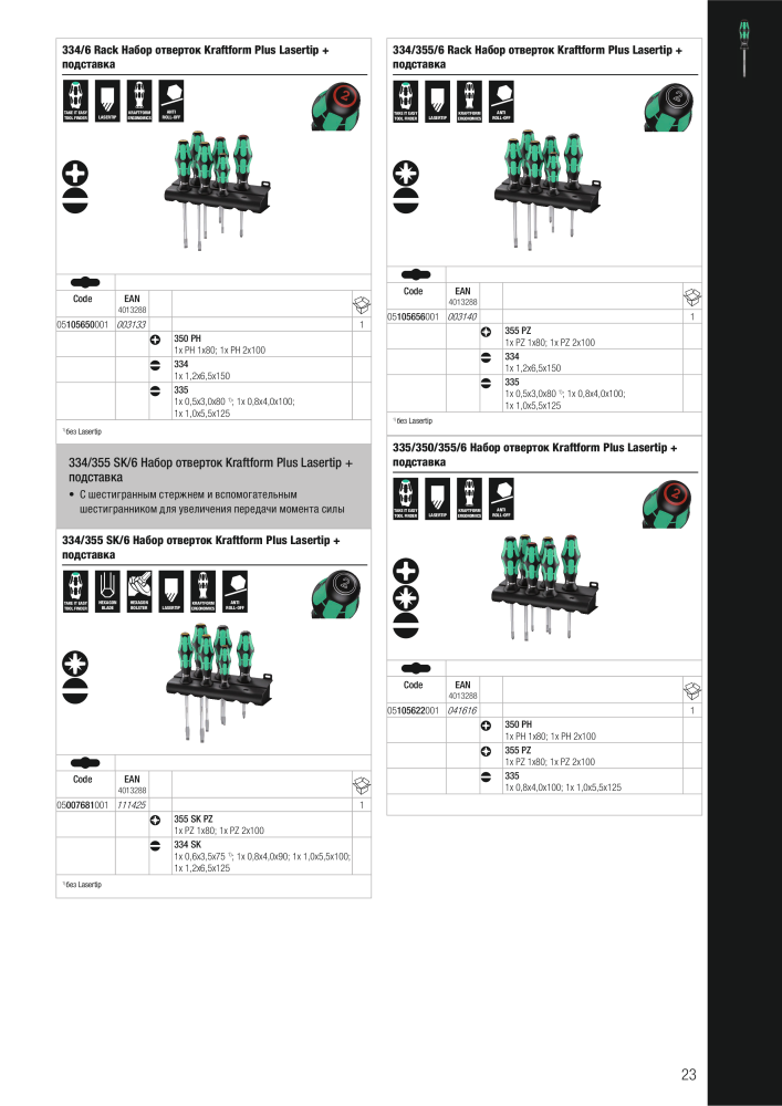 основной каталог WERA NR.: 2643 - Strona 23