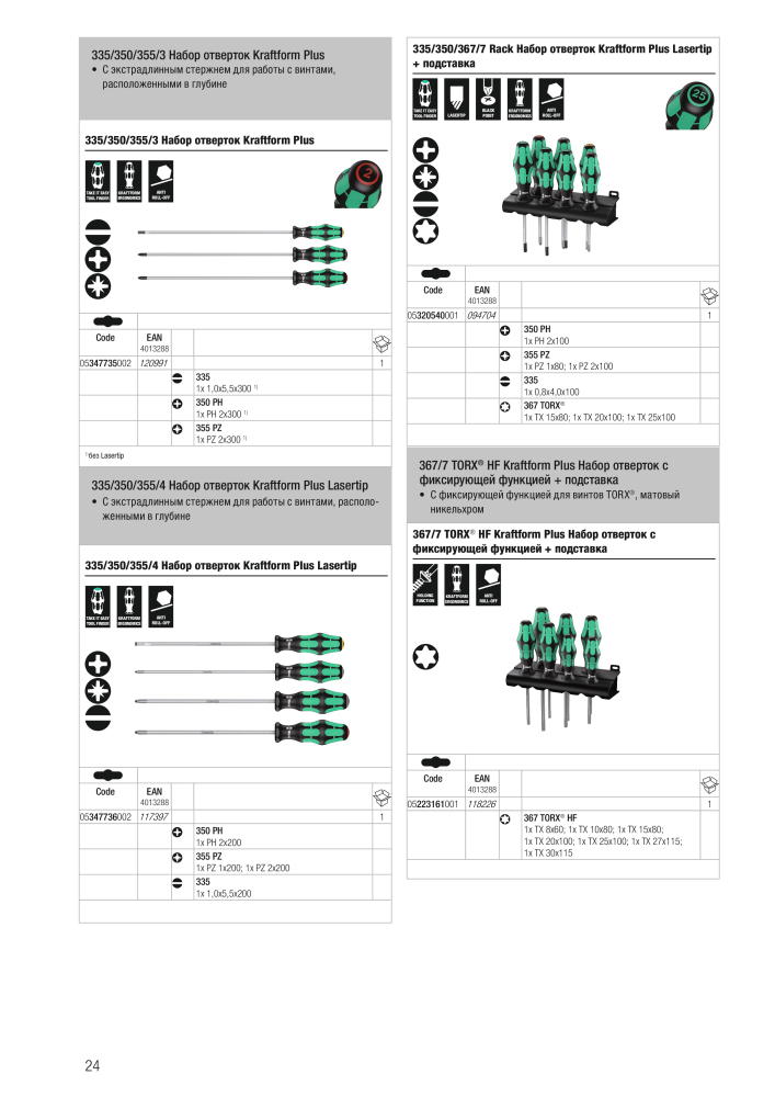 основной каталог WERA n.: 2643 - Pagina 24