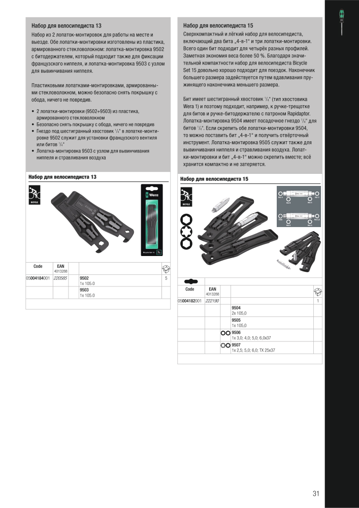 основной каталог WERA Nº: 2643 - Página 31