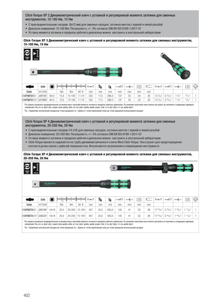 основной каталог WERA Nb. : 2643 - Page 402