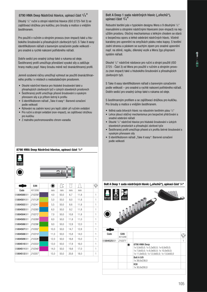 Hlavní katalog WERA Č. 2644 - Strana 105