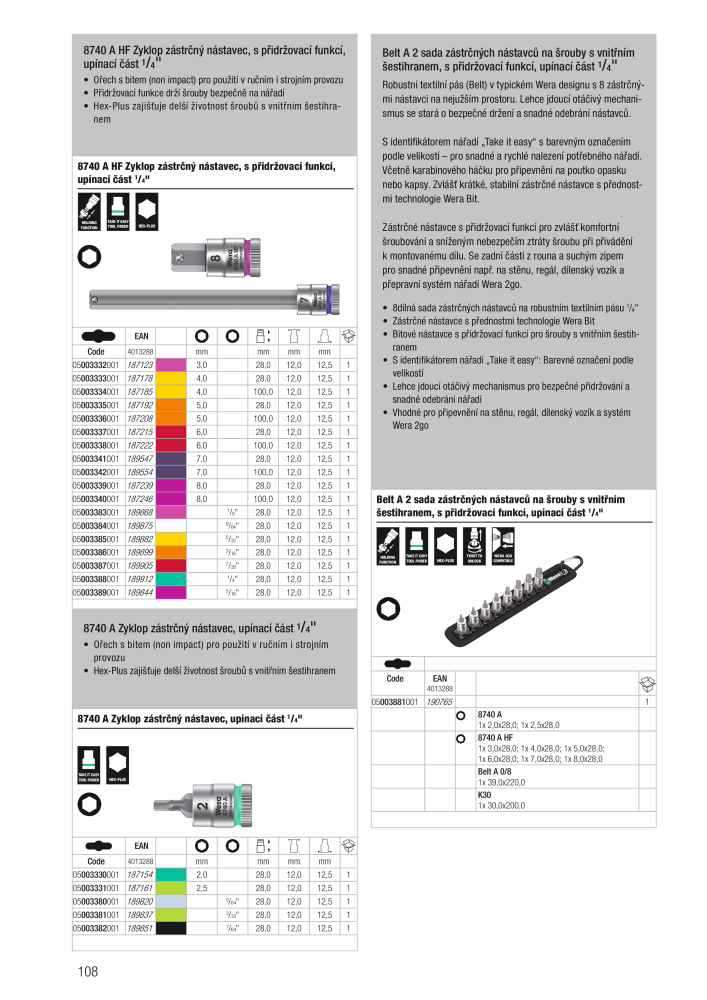 Hlavní katalog WERA NR.: 2644 - Pagina 108