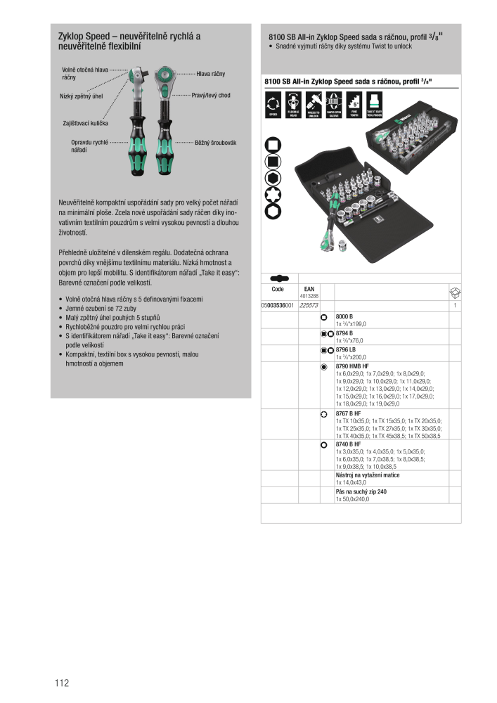 Hlavní katalog WERA Nb. : 2644 - Page 112