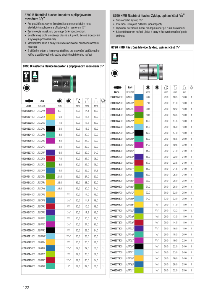 Hlavní katalog WERA n.: 2644 - Pagina 122