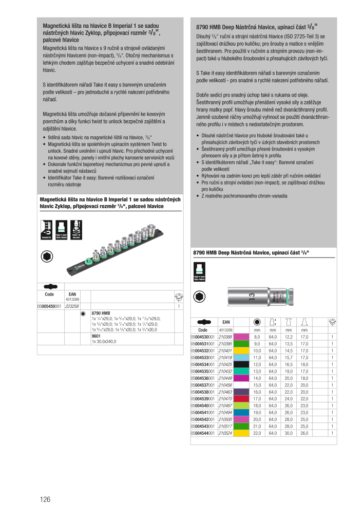 Hlavní katalog WERA NR.: 2644 - Side 126