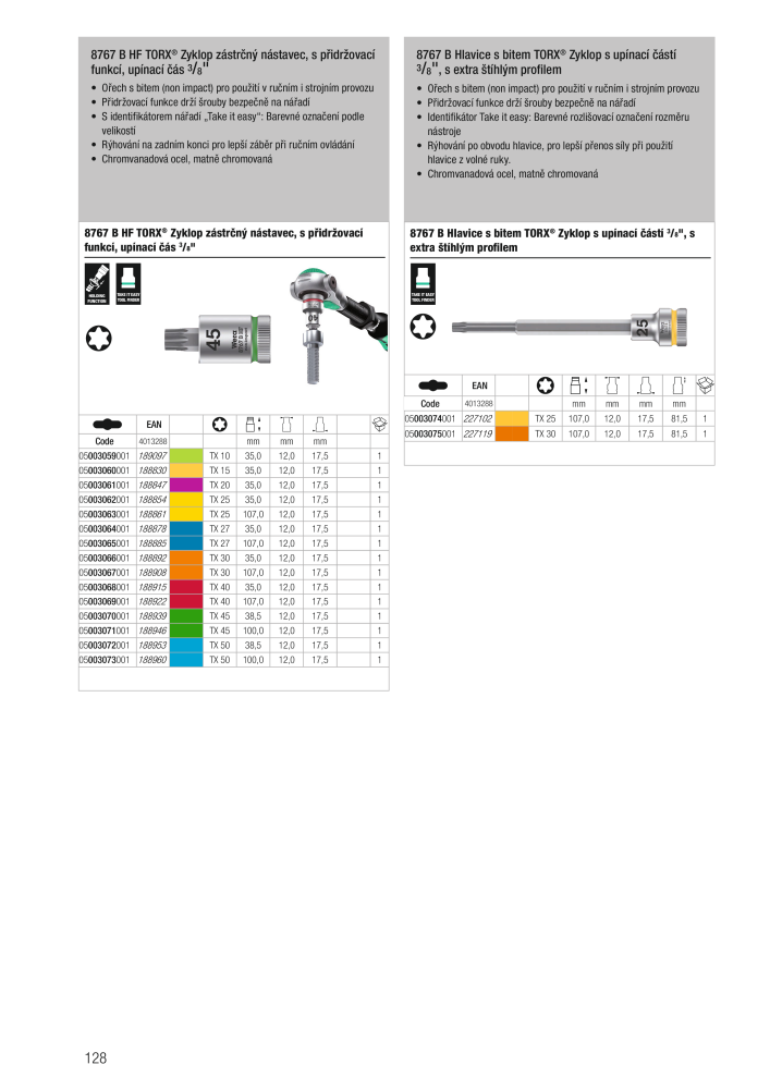 Hlavní katalog WERA NO.: 2644 - Page 128