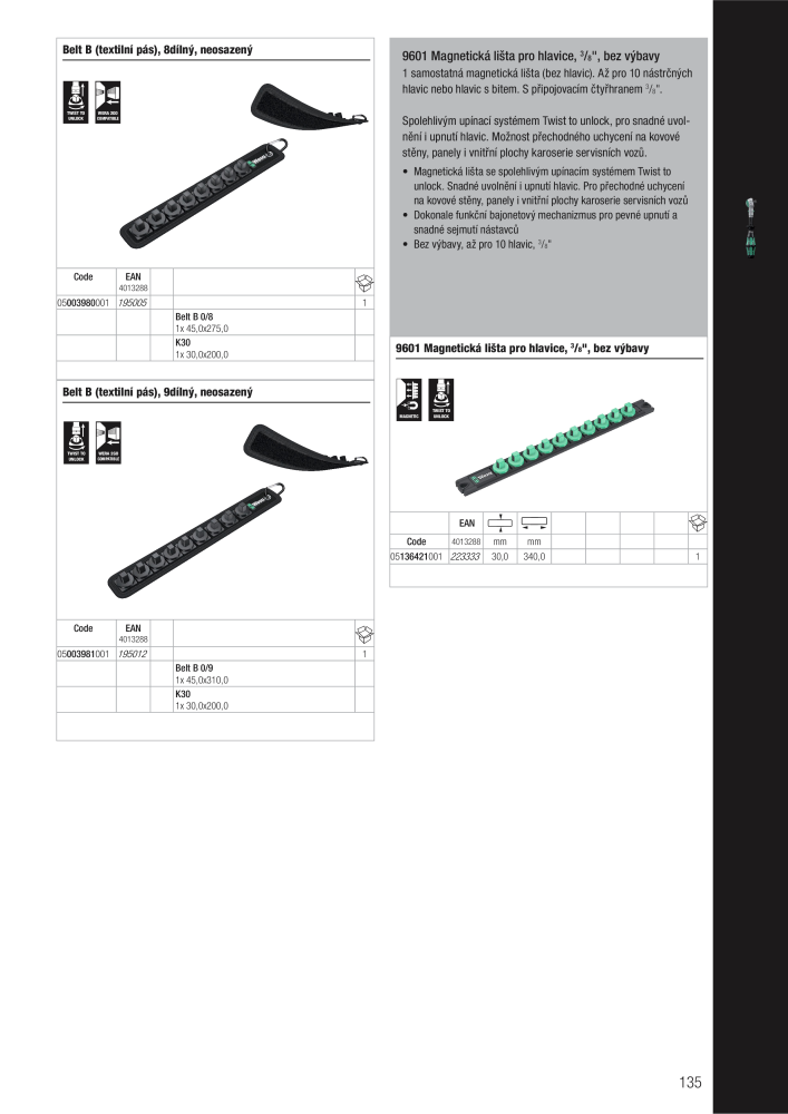 Hlavní katalog WERA Č. 2644 - Strana 135