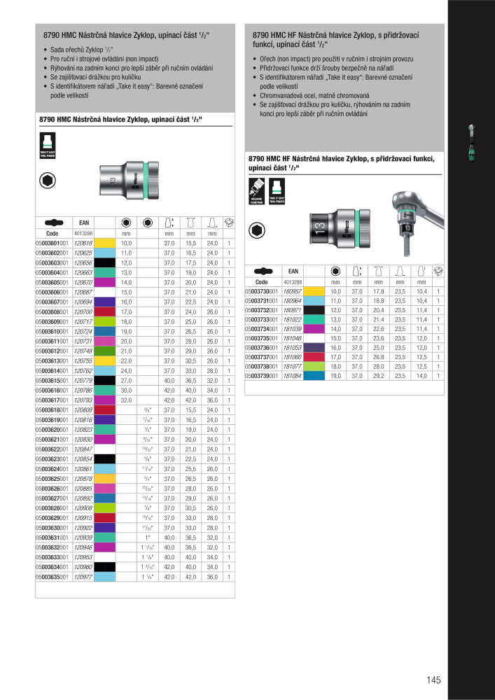 Hlavní katalog WERA NR.: 2644 - Seite 145