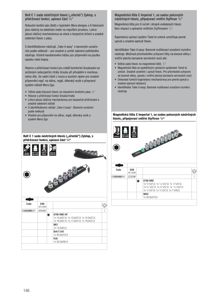 Hlavní katalog WERA NR.: 2644 - Strona 146