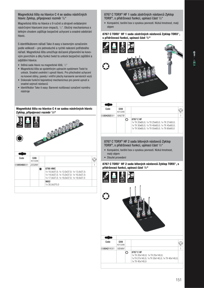 Hlavní katalog WERA NR.: 2644 - Pagina 151