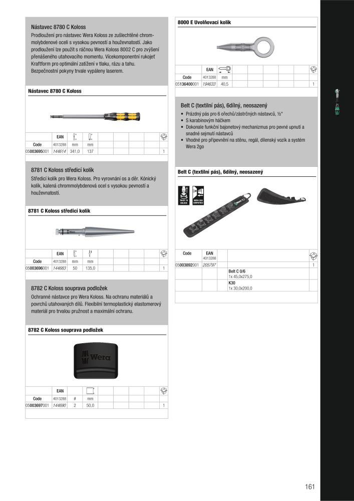Hlavní katalog WERA Č. 2644 - Strana 161