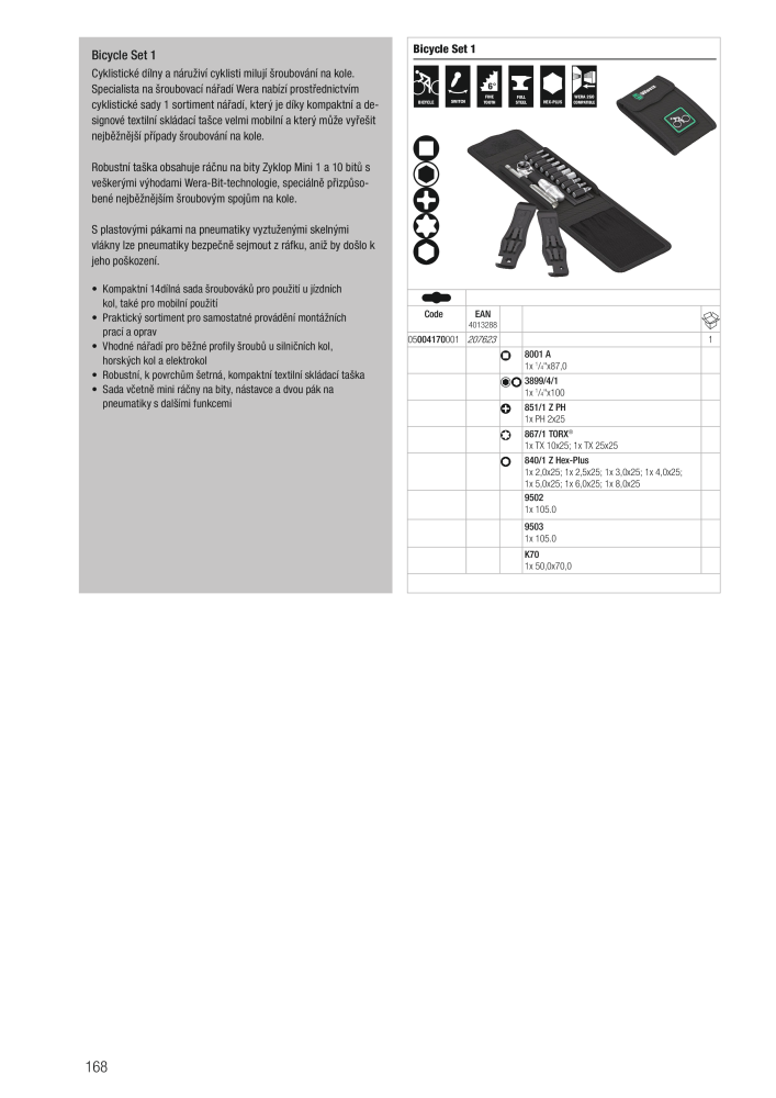 Hlavní katalog WERA NEJ.: 2644 - Sida 168