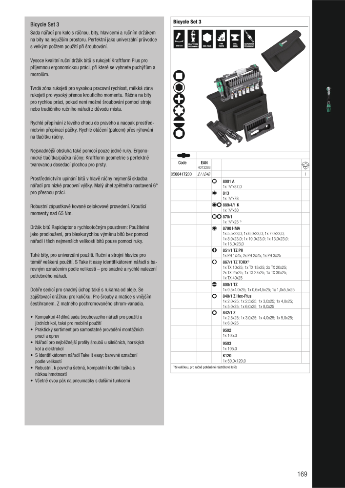 Hlavní katalog WERA NR.: 2644 - Pagina 169