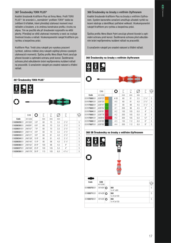 Hlavní katalog WERA NR.: 2644 - Pagina 17