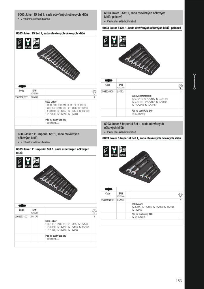 Hlavní katalog WERA Č. 2644 - Strana 183