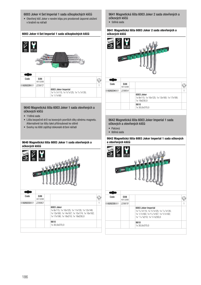 Hlavní katalog WERA n.: 2644 - Pagina 186