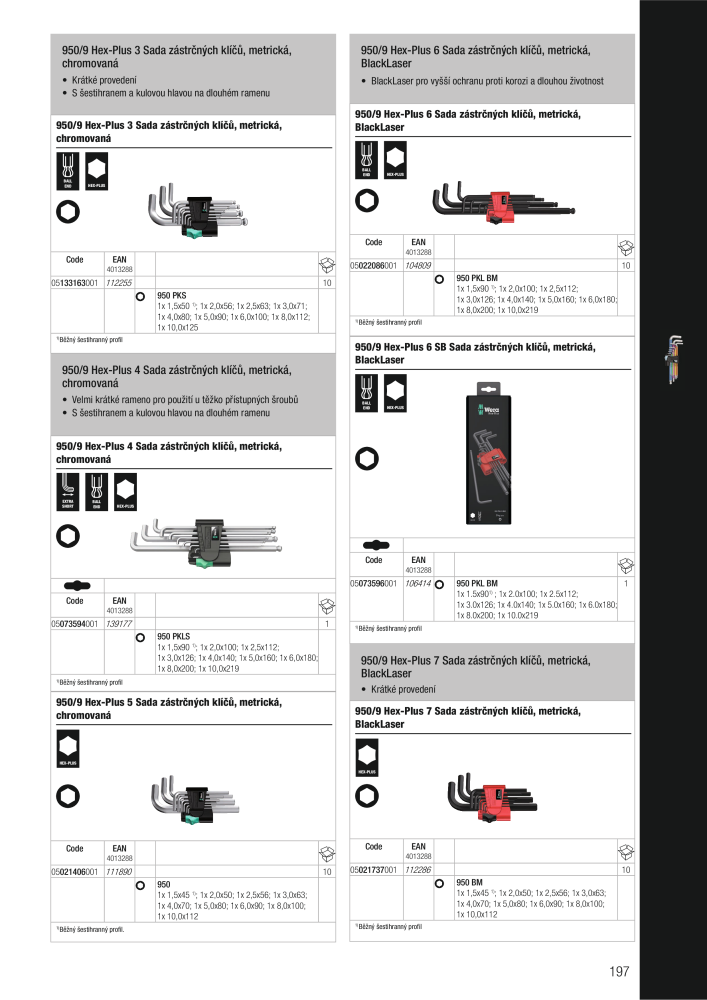 Hlavní katalog WERA Nº: 2644 - Página 197