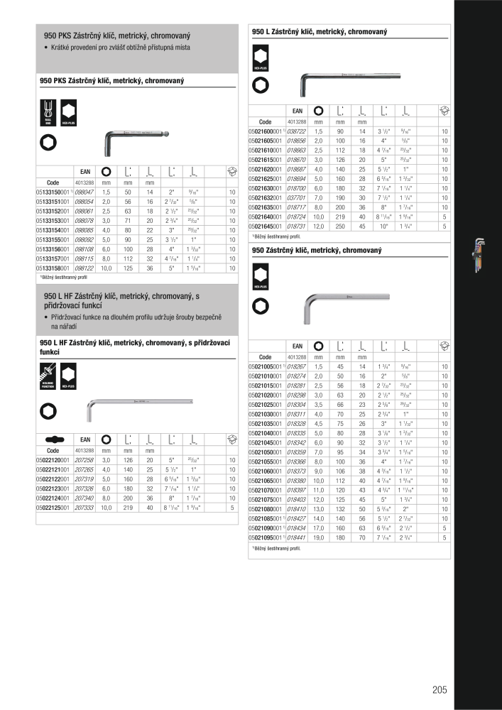 Hlavní katalog WERA Nº: 2644 - Página 205