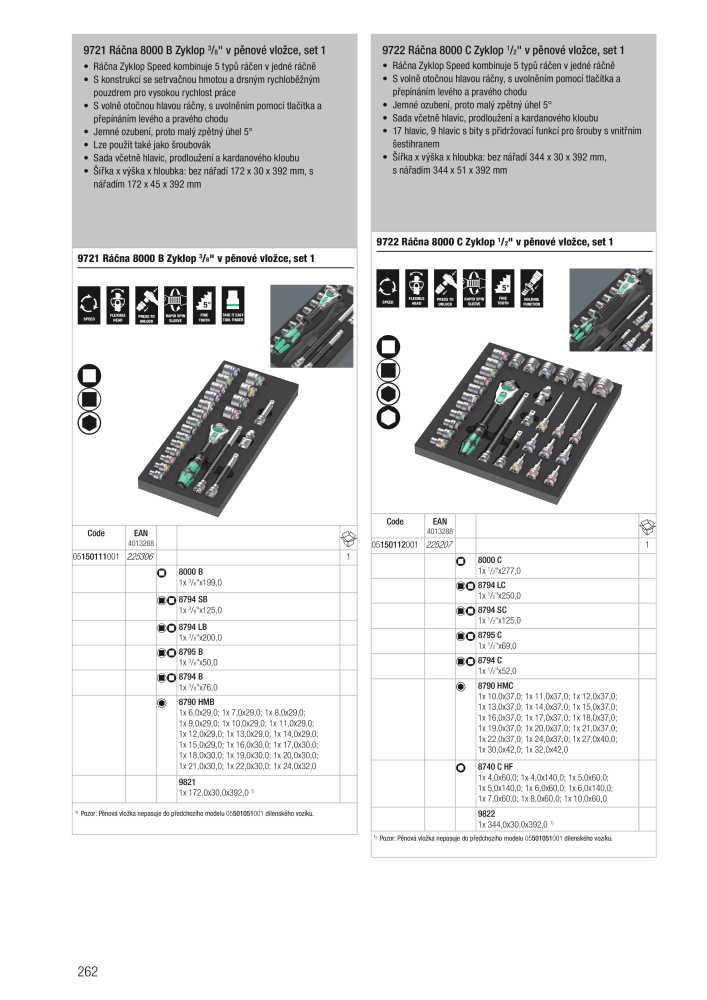 Hlavní katalog WERA NR.: 2644 - Pagina 262