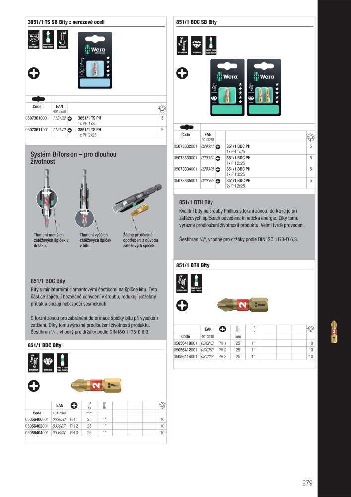 Hlavní katalog WERA NR.: 2644 - Seite 279