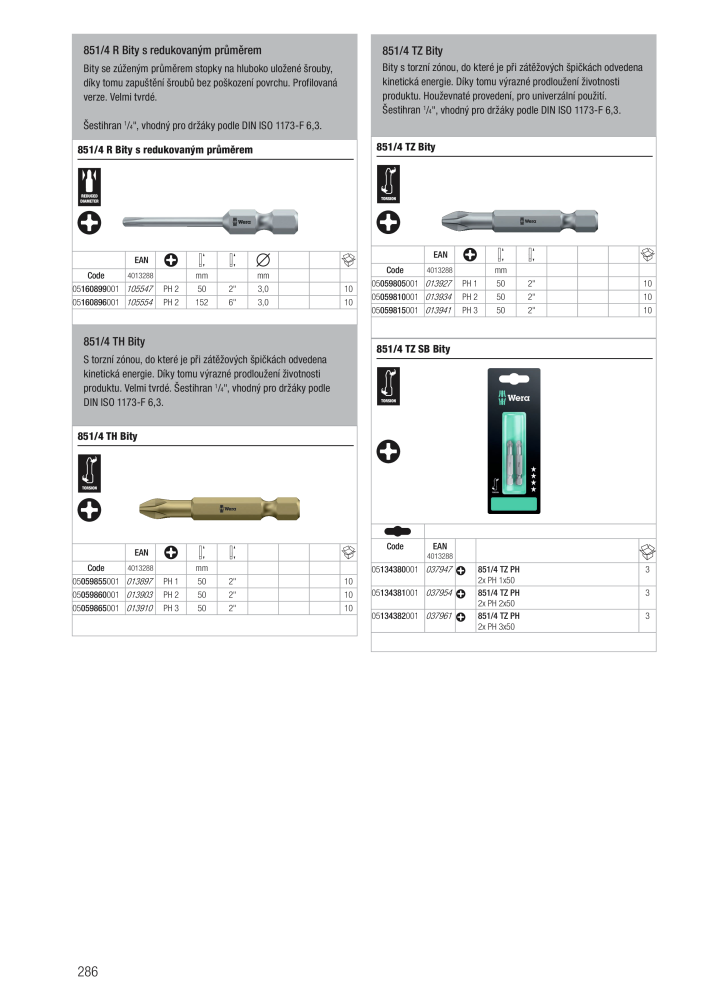 Hlavní katalog WERA NR.: 2644 - Pagina 286