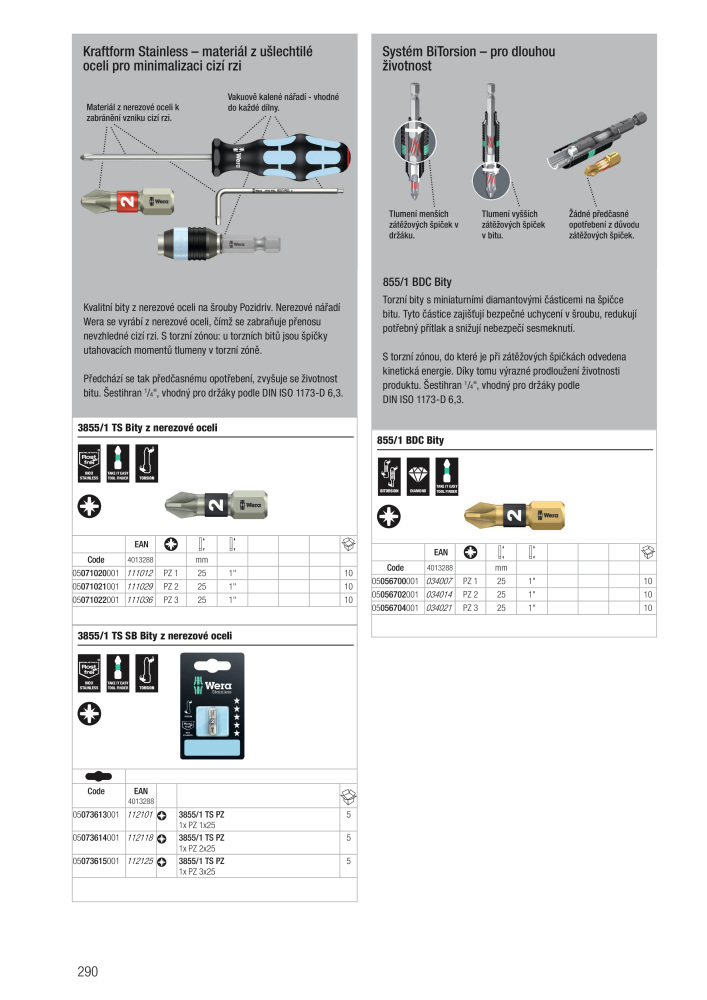 Hlavní katalog WERA NEJ.: 2644 - Sida 290