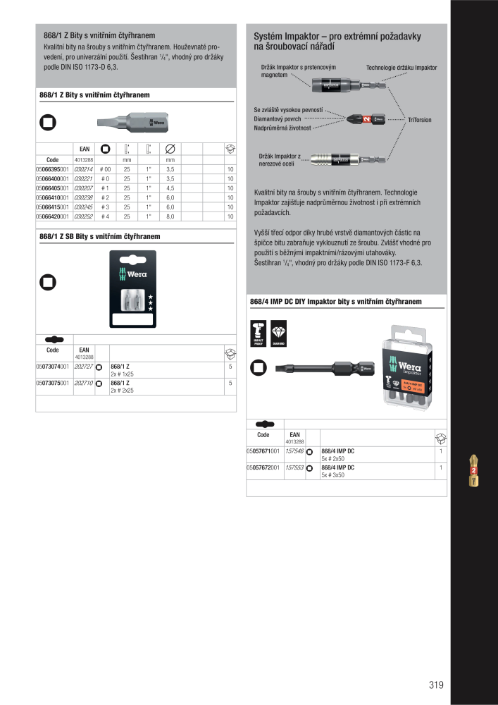 Hlavní katalog WERA n.: 2644 - Pagina 319