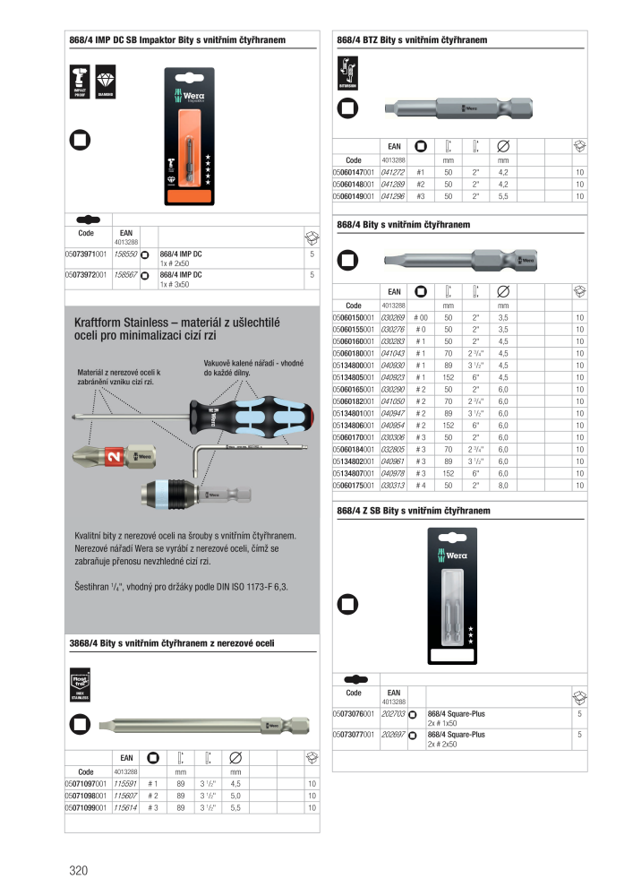 Hlavní katalog WERA Nº: 2644 - Página 320