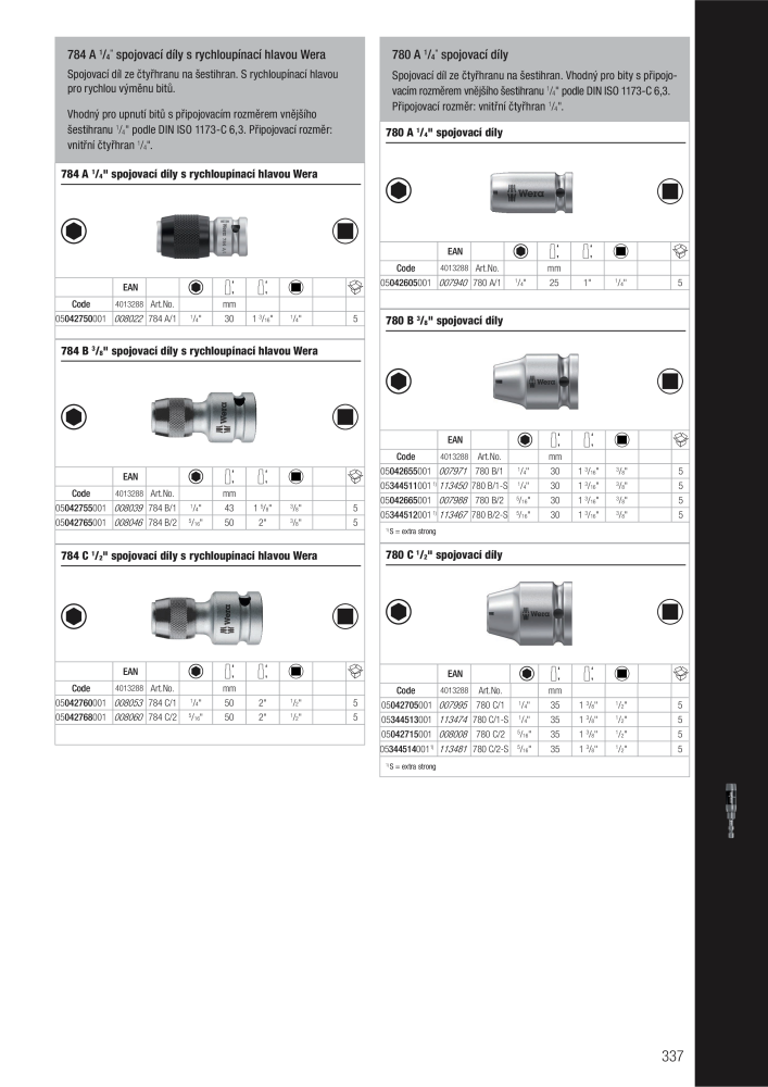 Hlavní katalog WERA NR.: 2644 - Seite 337