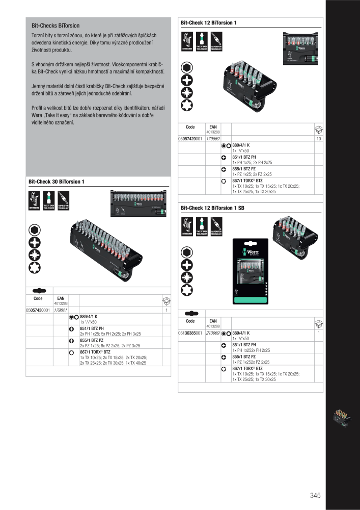 Hlavní katalog WERA Č. 2644 - Strana 345