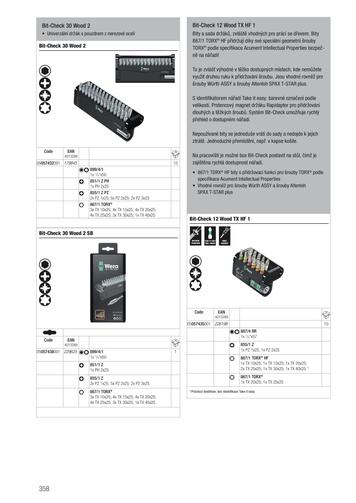 Hlavní katalog WERA n.: 2644 - Pagina 358