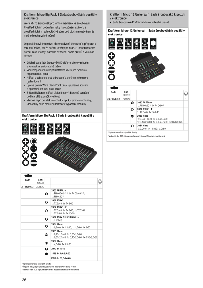 Hlavní katalog WERA Nº: 2644 - Página 36