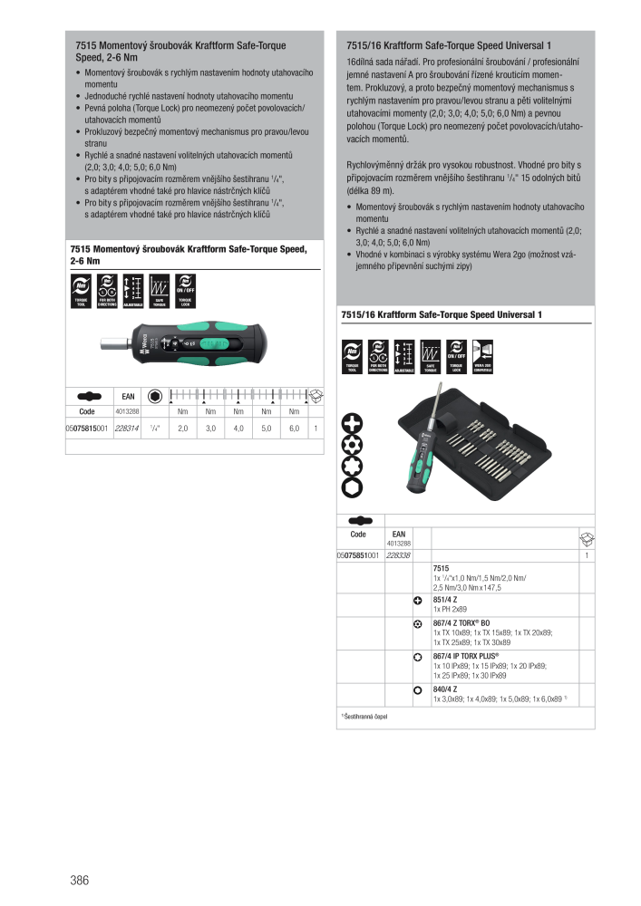 Hlavní katalog WERA NR.: 2644 - Pagina 386