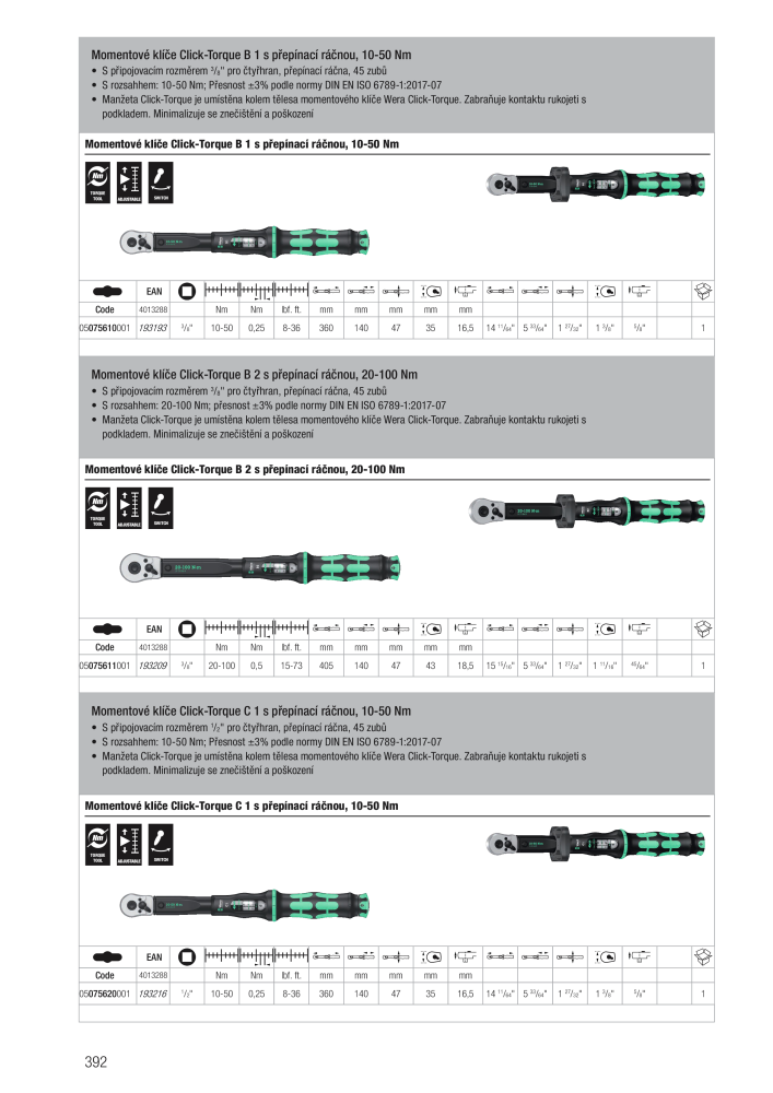 Hlavní katalog WERA Č. 2644 - Strana 392