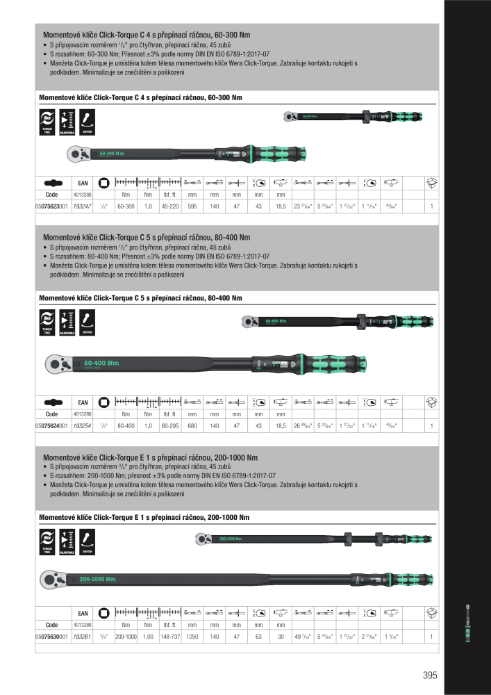 Hlavní katalog WERA NEJ.: 2644 - Sida 395