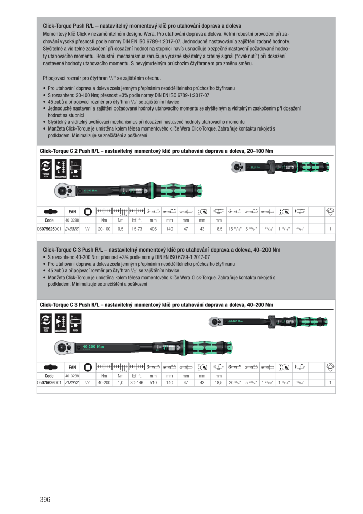 Hlavní katalog WERA Č. 2644 - Strana 396