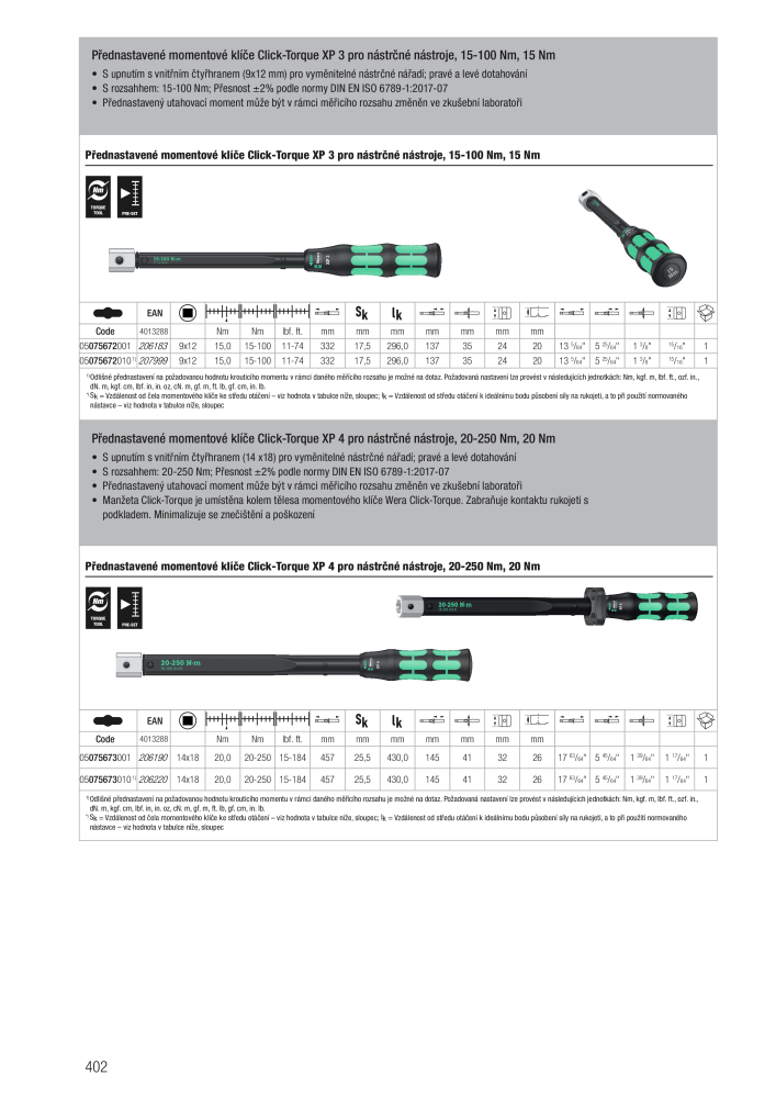 Hlavní katalog WERA NR.: 2644 - Pagina 402