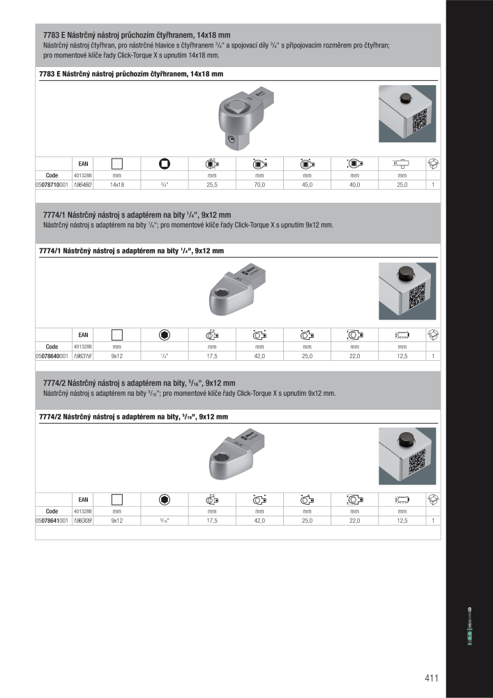 Hlavní katalog WERA n.: 2644 - Pagina 411