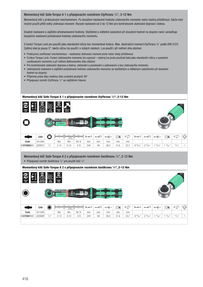 Hlavní katalog WERA NR.: 2644 - Strona 416