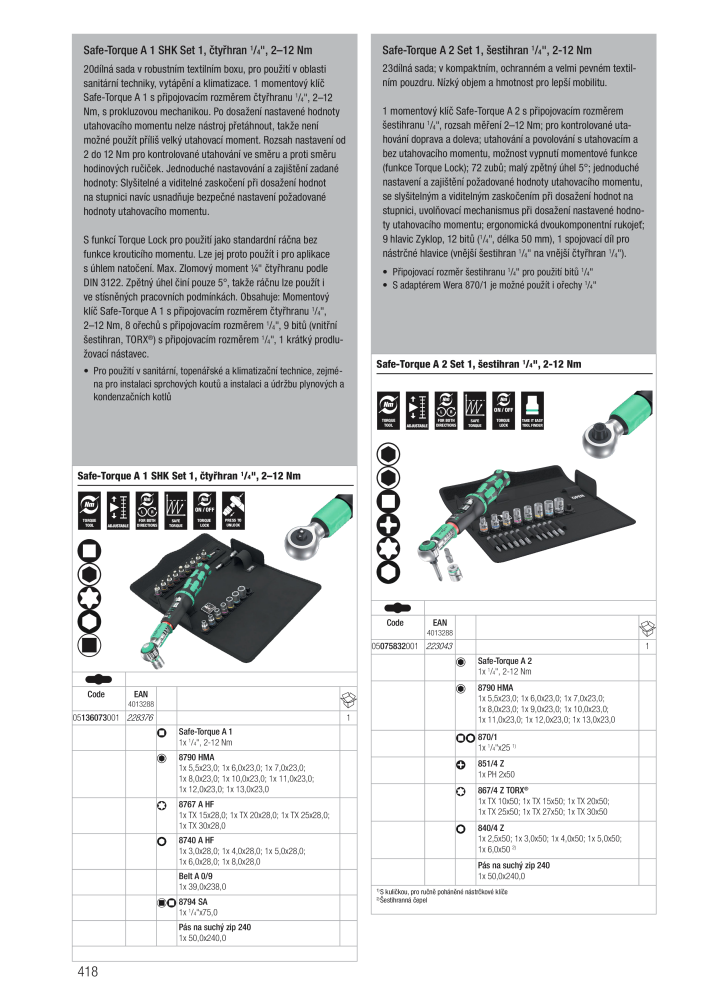 Hlavní katalog WERA NR.: 2644 - Pagina 418