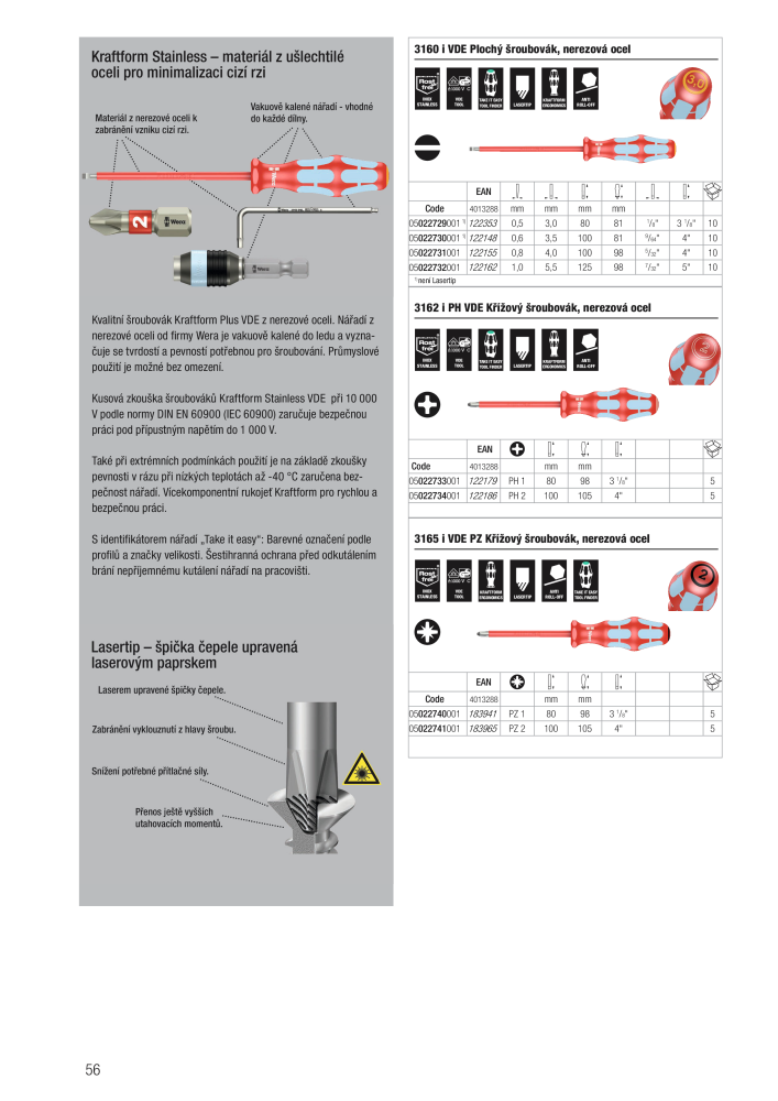 Hlavní katalog WERA Nº: 2644 - Página 56