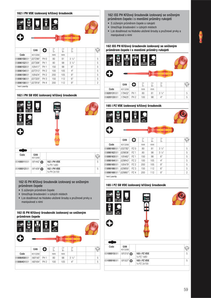 Hlavní katalog WERA n.: 2644 - Pagina 59