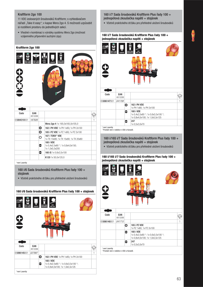 Hlavní katalog WERA NR.: 2644 - Seite 63