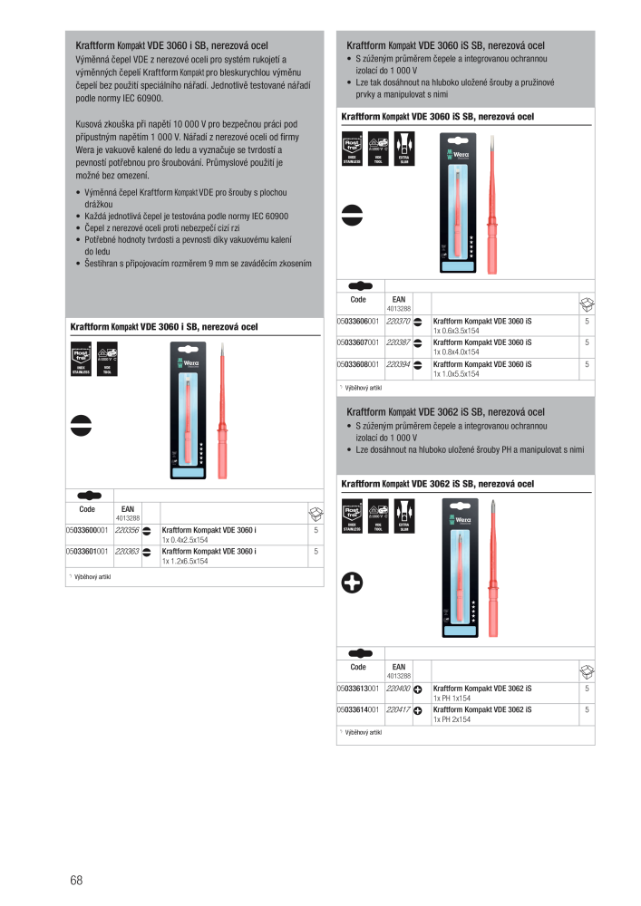 Hlavní katalog WERA NR.: 2644 - Pagina 68