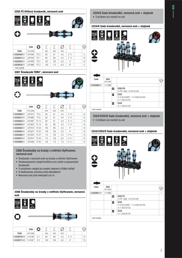 Hlavní katalog WERA NR.: 2644 - Strona 7