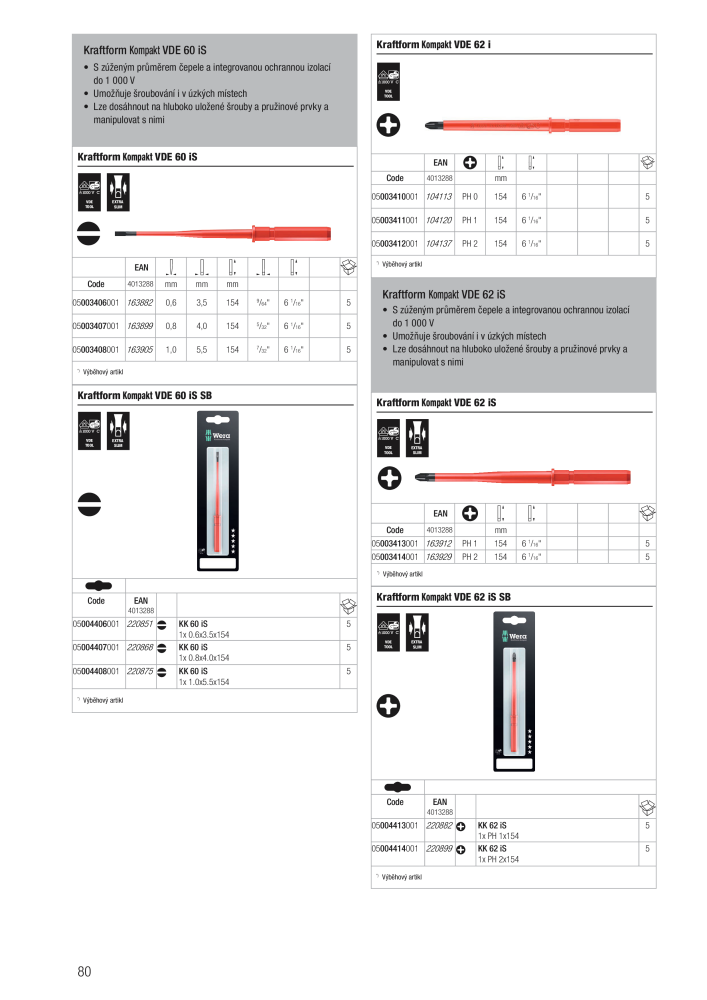 Hlavní katalog WERA NR.: 2644 - Seite 80