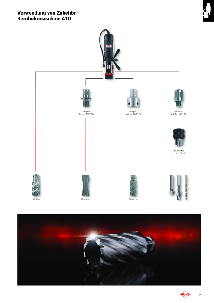 RUKO Magnet Bohrmaschinen, Kernbohrmaschinen NR.: 288 - Seite 9