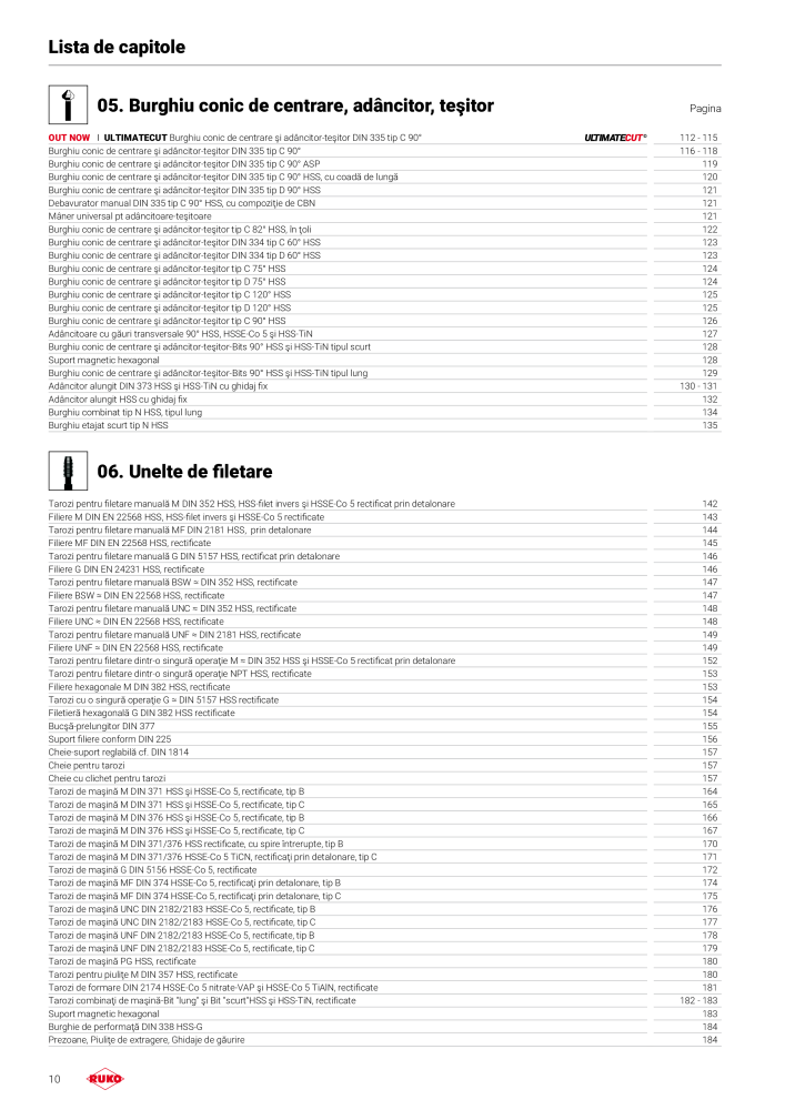 Principalele instrumente de precizie ale catalogului Ruko NR.: 292 - Pagina 10