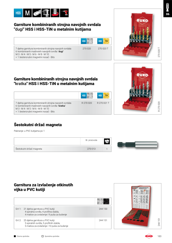Ruko glavni kataloški precizni alati NR.: 294 - Pagina 183