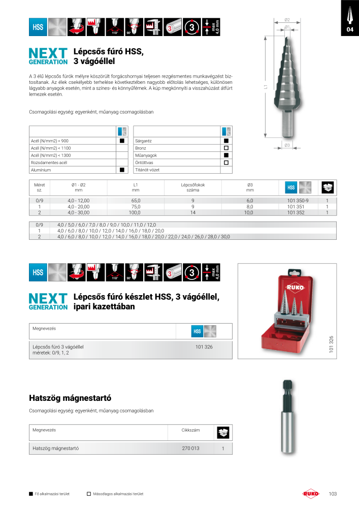 Ruko főkatalógus precíziós szerszámok NR.: 298 - Side 103